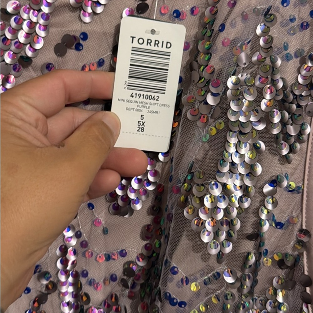 Torrid Multicolor Sequin Dress